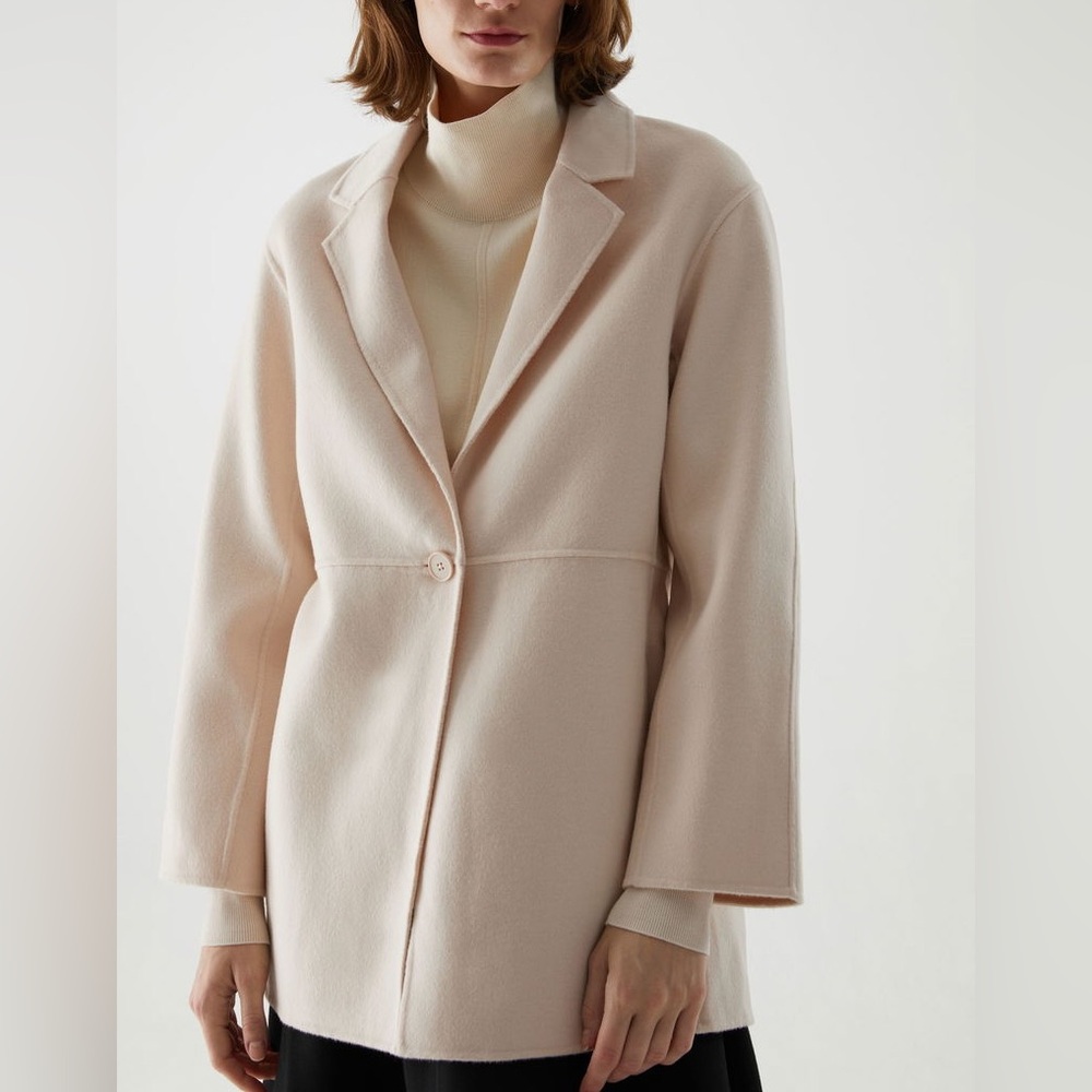 COS Wool-Mix Deconstructed Blazer-Style Jacket
